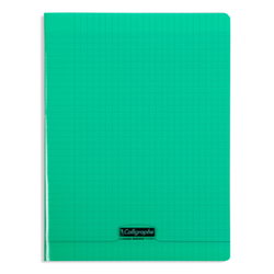 Cahier piqure A4 48P seyes couverture polypro