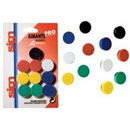 Blister 5 aimants COLORECO 27mm force 9feuilles assortis