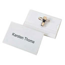 Badge épingle 40x60 mm