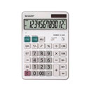 Calculatrice Sharp EL340-W 12 chiffres géants écran inclinable