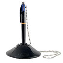 Support et stylos à bille 4 Colours Counter Pen, noir