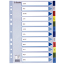 Intercalaires 12 positions maxi pochettes personnalisable onglets couleurs