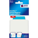 Onglets transparents 76x89 mm Bleu