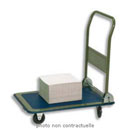 Chariot 1 plateau à poignée rabattable