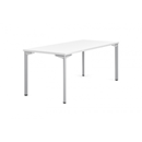 Bureau rectangulaire MODUL A, avec voile de fond