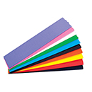 Papier crépon assorties 2.50*0.50 M 10 feuilles 
