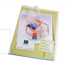 Sachet de 10 pochettes coins avec étui carte de visite