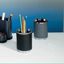 Pot à crayons gainé caoutchouc