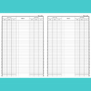 Tracés comptables foliotés textés