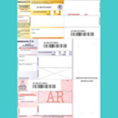 Lire bureautique A4 avec code à barres et AR