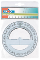 Rapporteur plastique 180°  12 cm