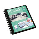 Reliure Maxi géode 60 vues A4 personnalisable noir