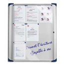 Vitrine d'affichage extérieur 9x A4