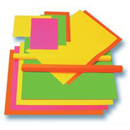 Rouleau papier fluo 90 g 10x0,70 m