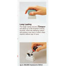 Timbre pré-encré encre rouge