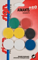 Aimants ronds 30 mm force 10 feuilles