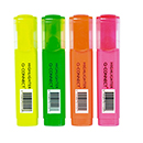 Pochette de 4 surligneurs fluo Q-C pointe biseautée