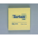 Bloc Post-it note Tartan 76x76 jaune